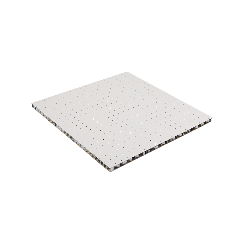 Struktur Stabil Bernapas Penyerap Suara Panel Sarang Lebah Berlubang